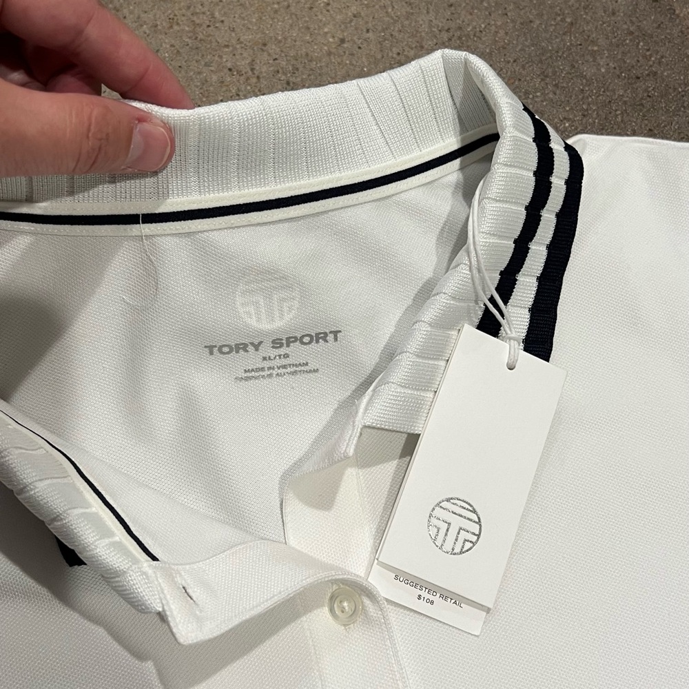 Tory Burch Sleeveless Golf Polo - Picture 3 of 5